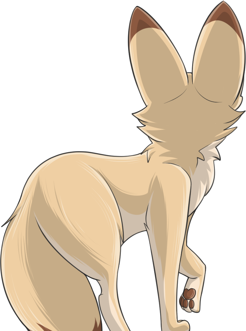 Fennec Fox in Comic Style