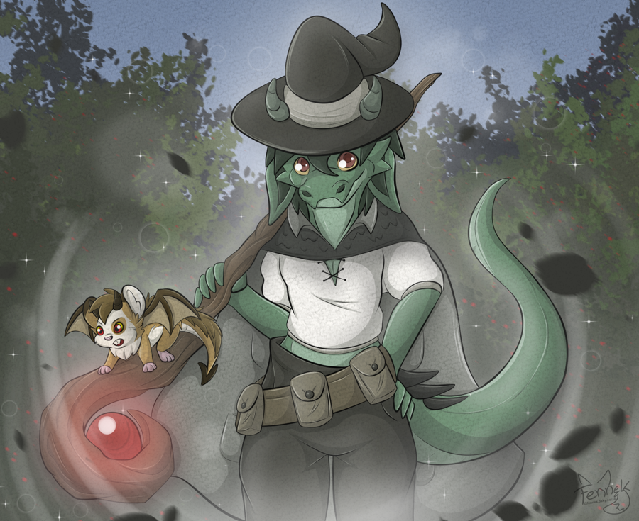 Magician Kobold Kipper and Dramster Ceti