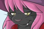 Black Cat Girl with Dragon