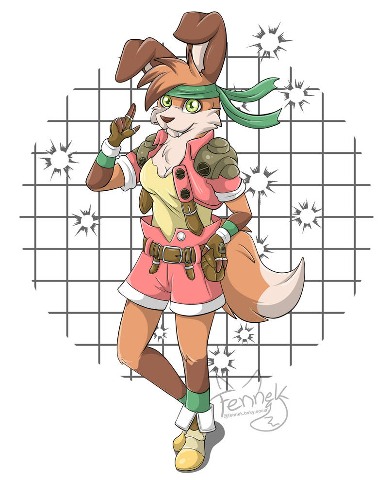 Rabbit Fox Girl