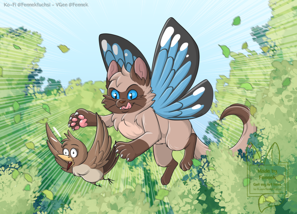 Flying Cat