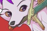 Fennec Fox with Sword