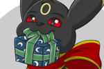 Umbreon gives a gift
